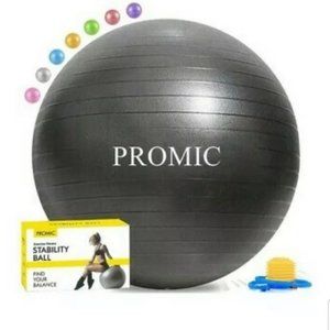Promic Stability Ball Black 55 cm New in Box